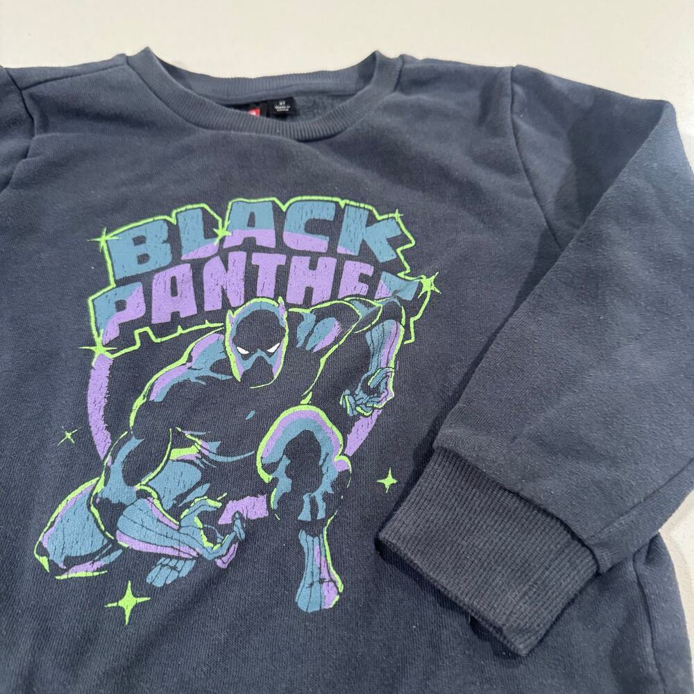 Marvel Black Panther Toddler 4T Pullover Sweater - Picture 5 of 5